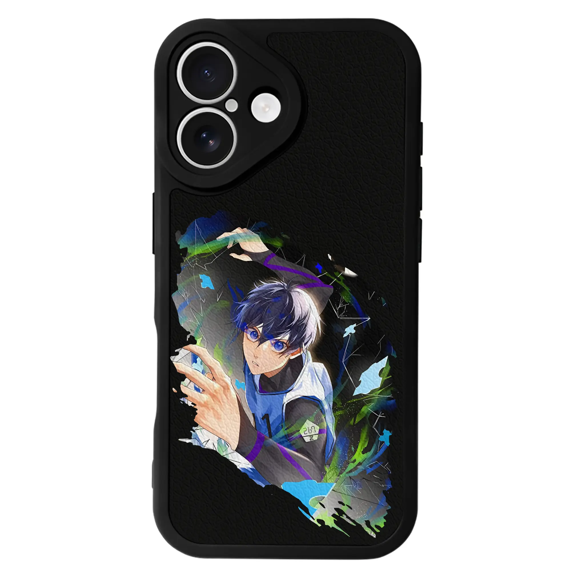 ブルーロック グッズ 潔 世一 - IPhone 16シリーズ対応 ・ シリコンスマホケース ・ レザー調 ・ 高精度フィット ・ 耐衝撃 ・ ワイヤレス充電対応 ・ 精密カット